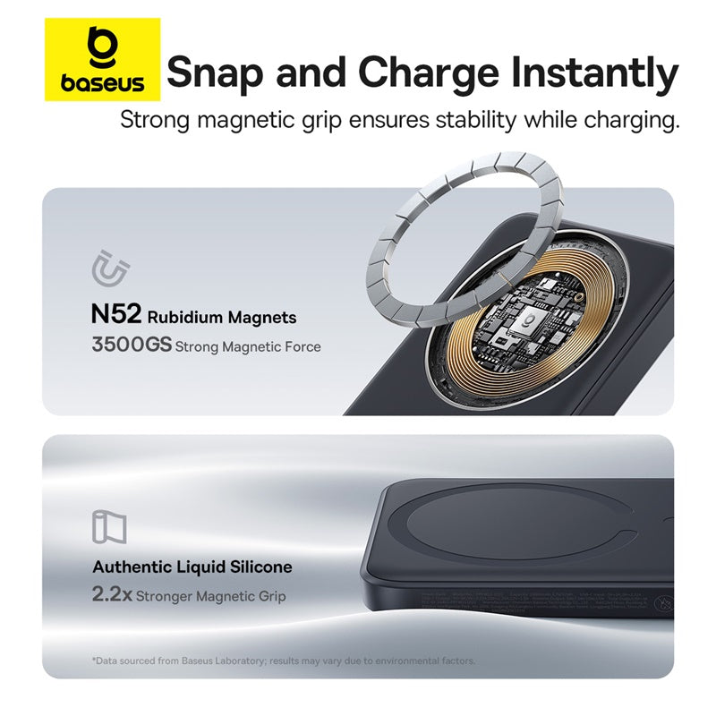 OS-Baseus EnerFill FM11 Ultra-Mini Magnetic Power Bank 10000mAh 22.5W