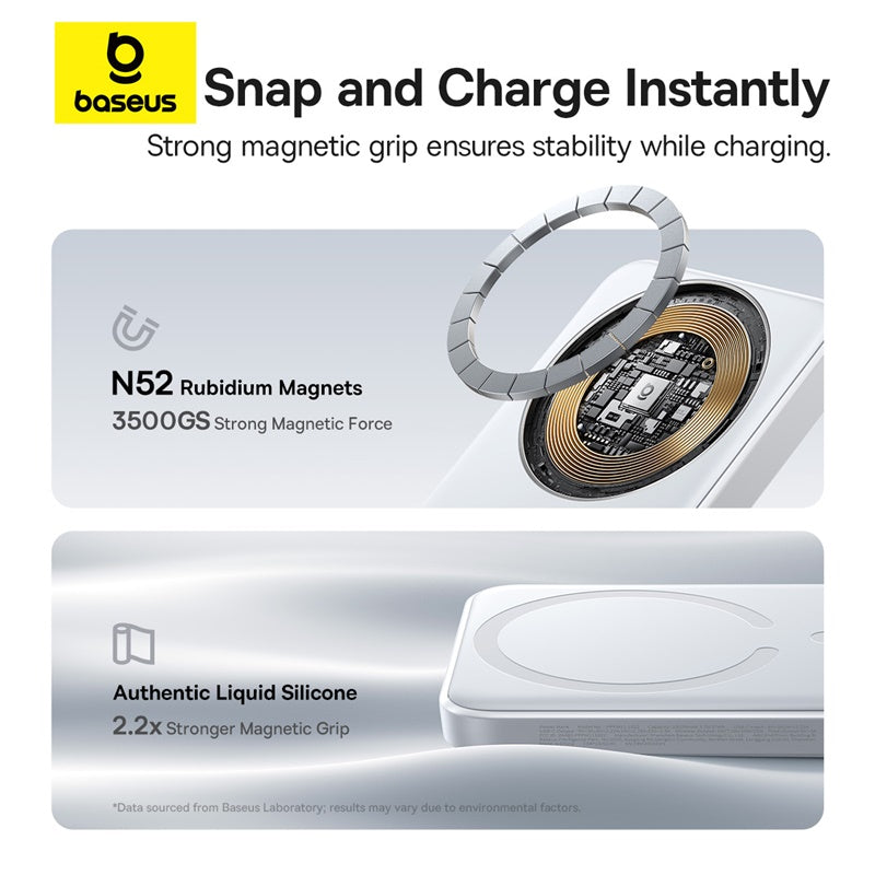 OS-Baseus EnerFill FM11 Ultra-Mini Magnetic Power Bank 10000mAh 22.5W