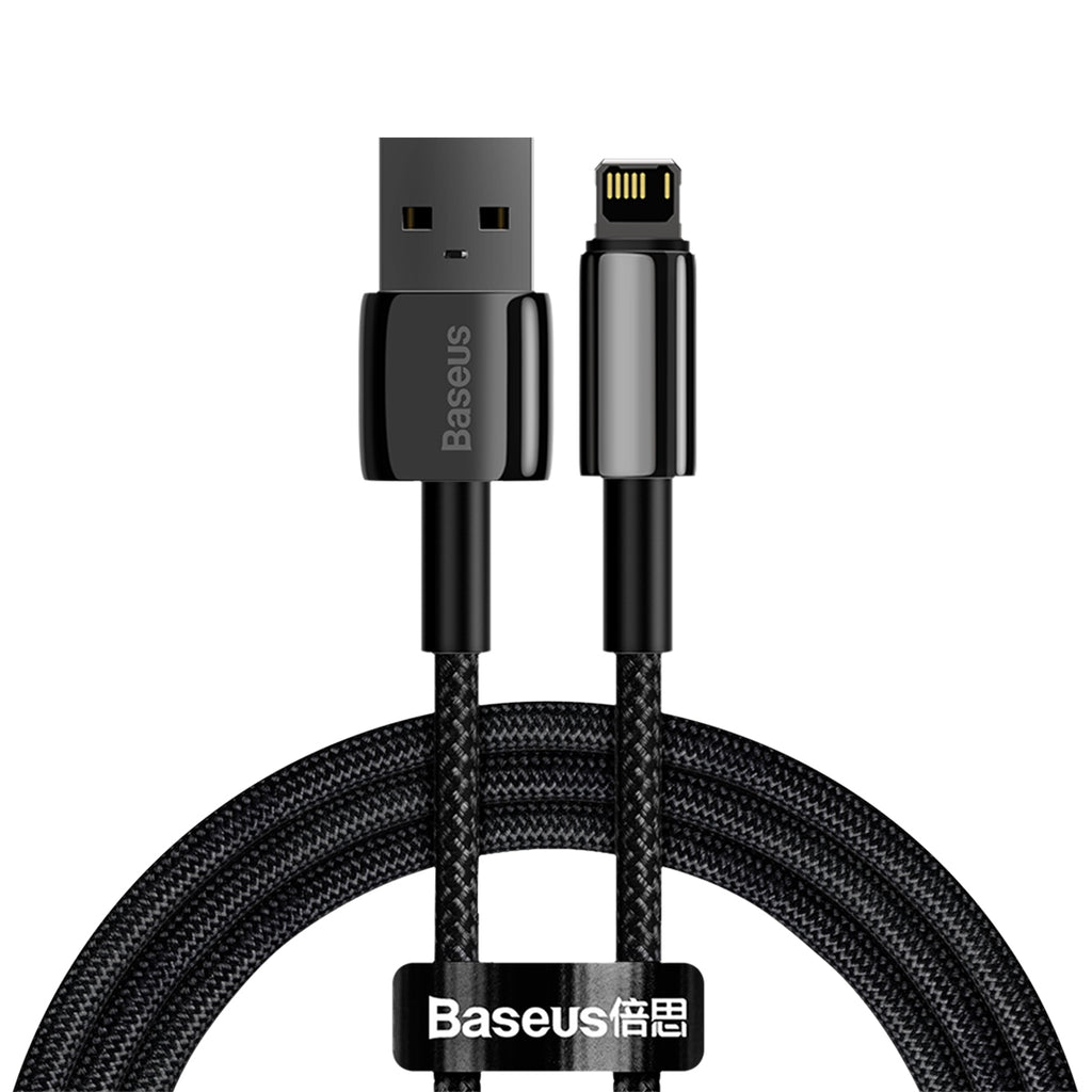 Baseus Tungsten Gold Fast Charging Data Cable USB to iP 2.4A 1m