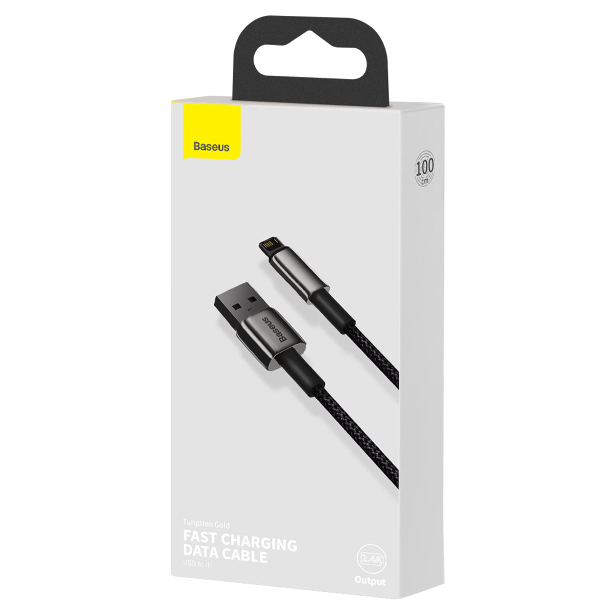 Baseus Tungsten Gold Fast Charging Data Cable USB to iP 2.4A 1m