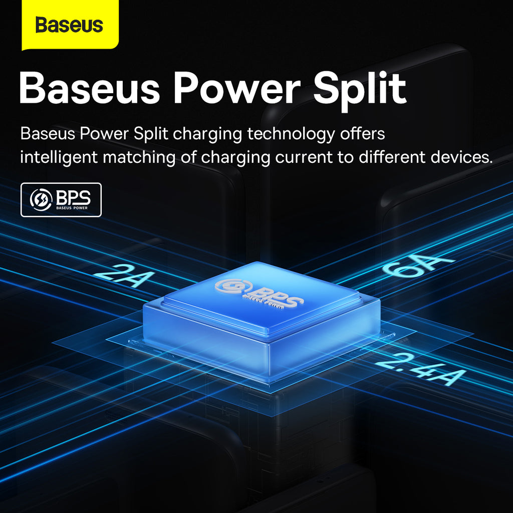 Baseus Flash Series Ⅱ Two-for-three Charging Cable U+C to M+L+C 100W 1.2m Blue