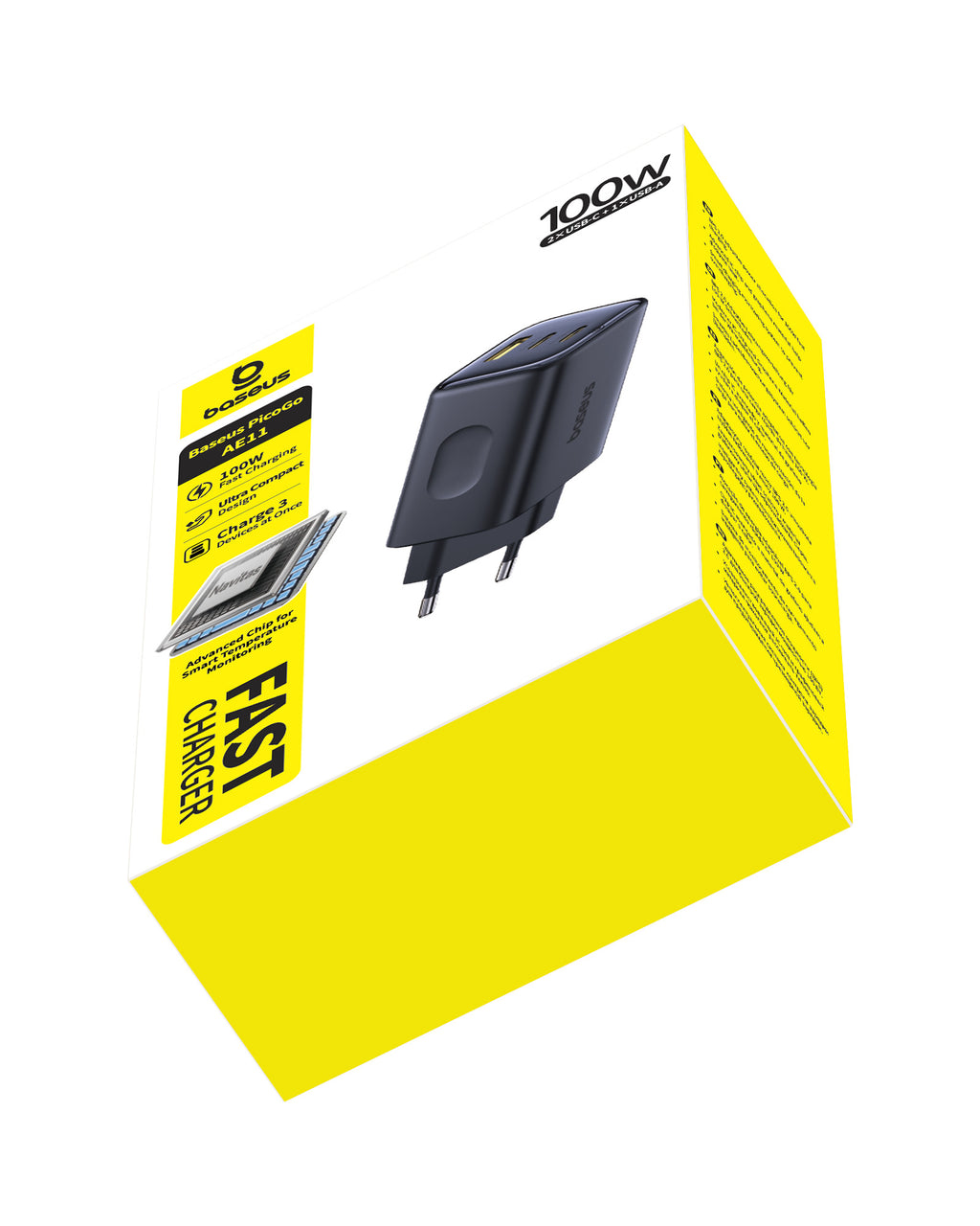 Baseus PicoGo AE11 Fast Charger 2C+U 100W