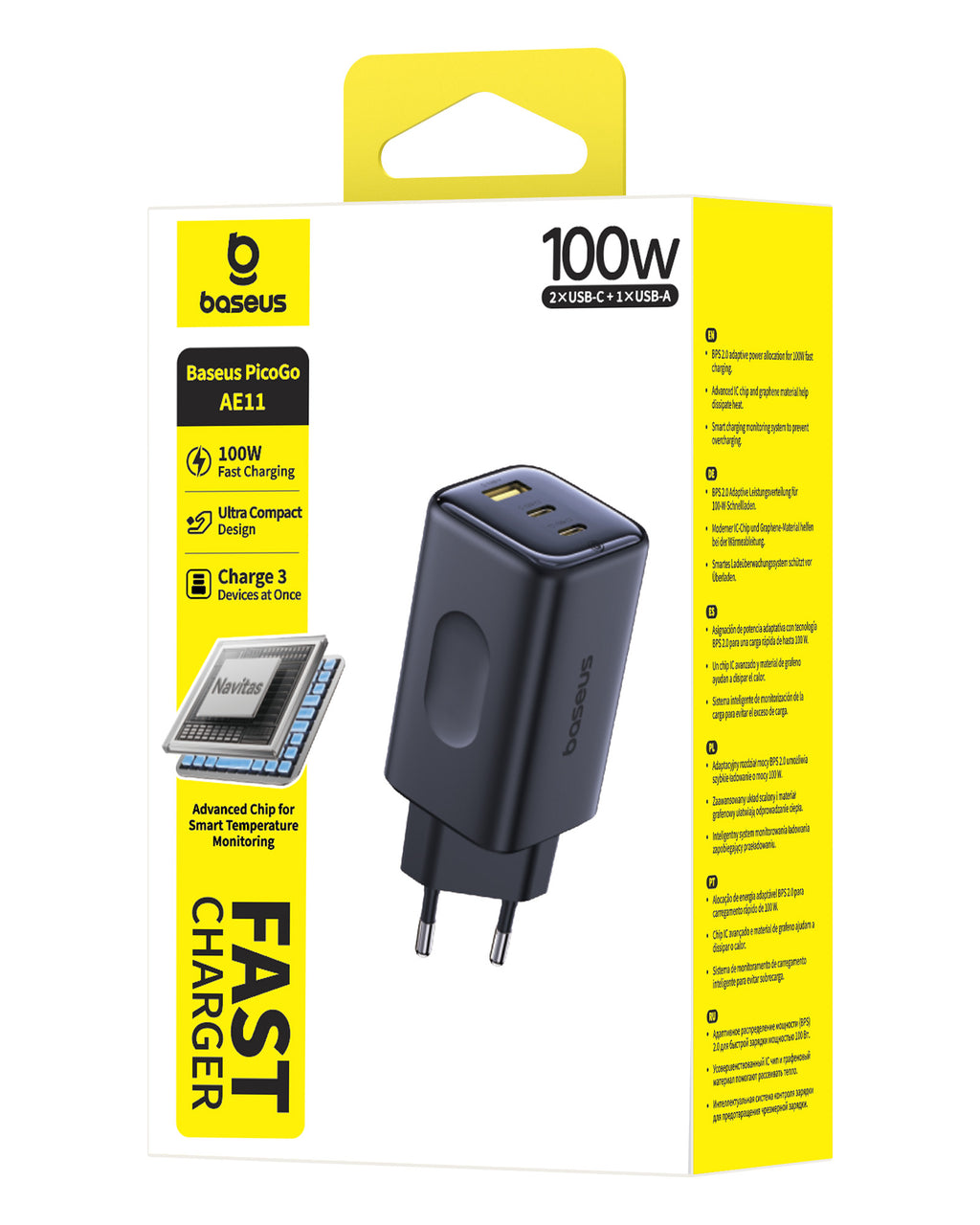 Baseus PicoGo AE11 Fast Charger 2C+U 100W