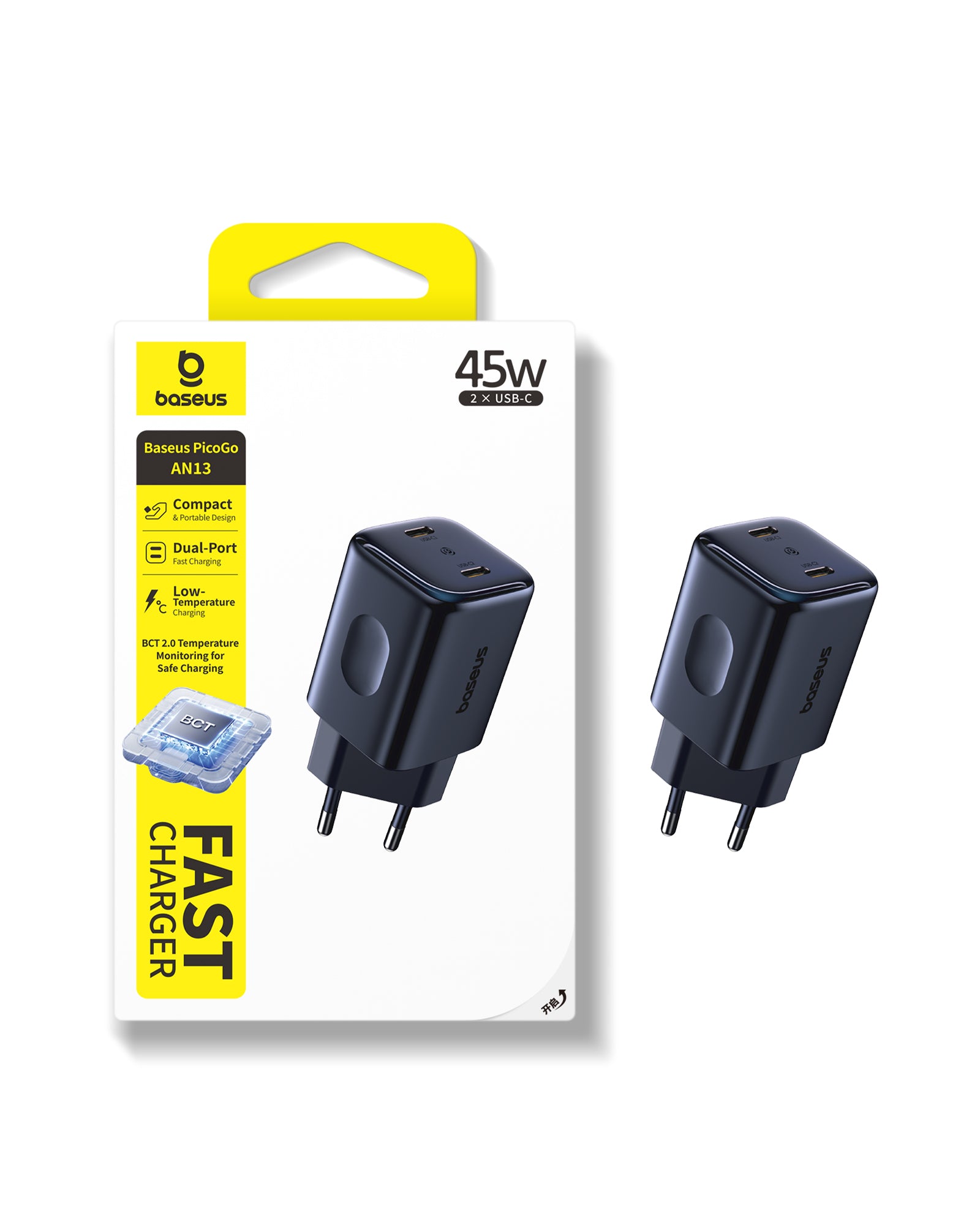 Baseus PicoGo AN13 Fast Charger 2C 45W